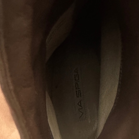 Via Spiga Brown High Heel Ankle Boots - Picture 4 of 5